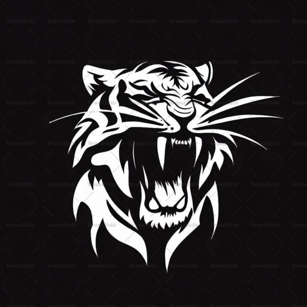 Brüllender Tiger